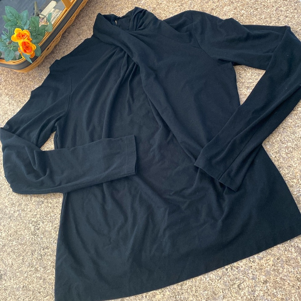 Ralph Lauren Sport Black Long Sleeve Top Large